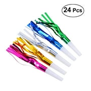 NUOLUX Party Noise Metallic Whistles Fringed Blowout Kids Blowout Makers Funny Favors Blowouts Noisemakersblowers Horn Horns